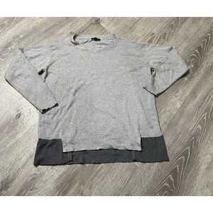 Lafayette‎ 148 Womens Grey Long Sleeve Pullover Sweater Size S